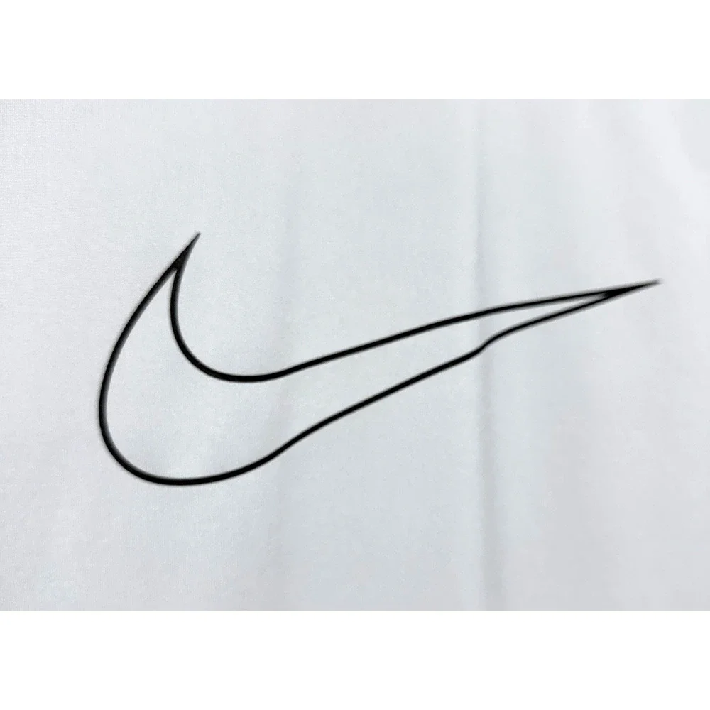 Nike Pro Dri-FIT Performance Slim Fit Mens T Shirt L White Crew Neck Logo